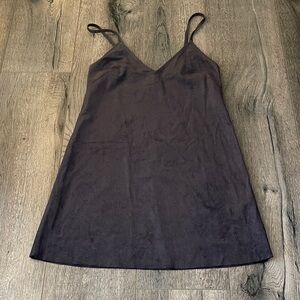 Wilfred Dark gray V-Neck Mini Dress